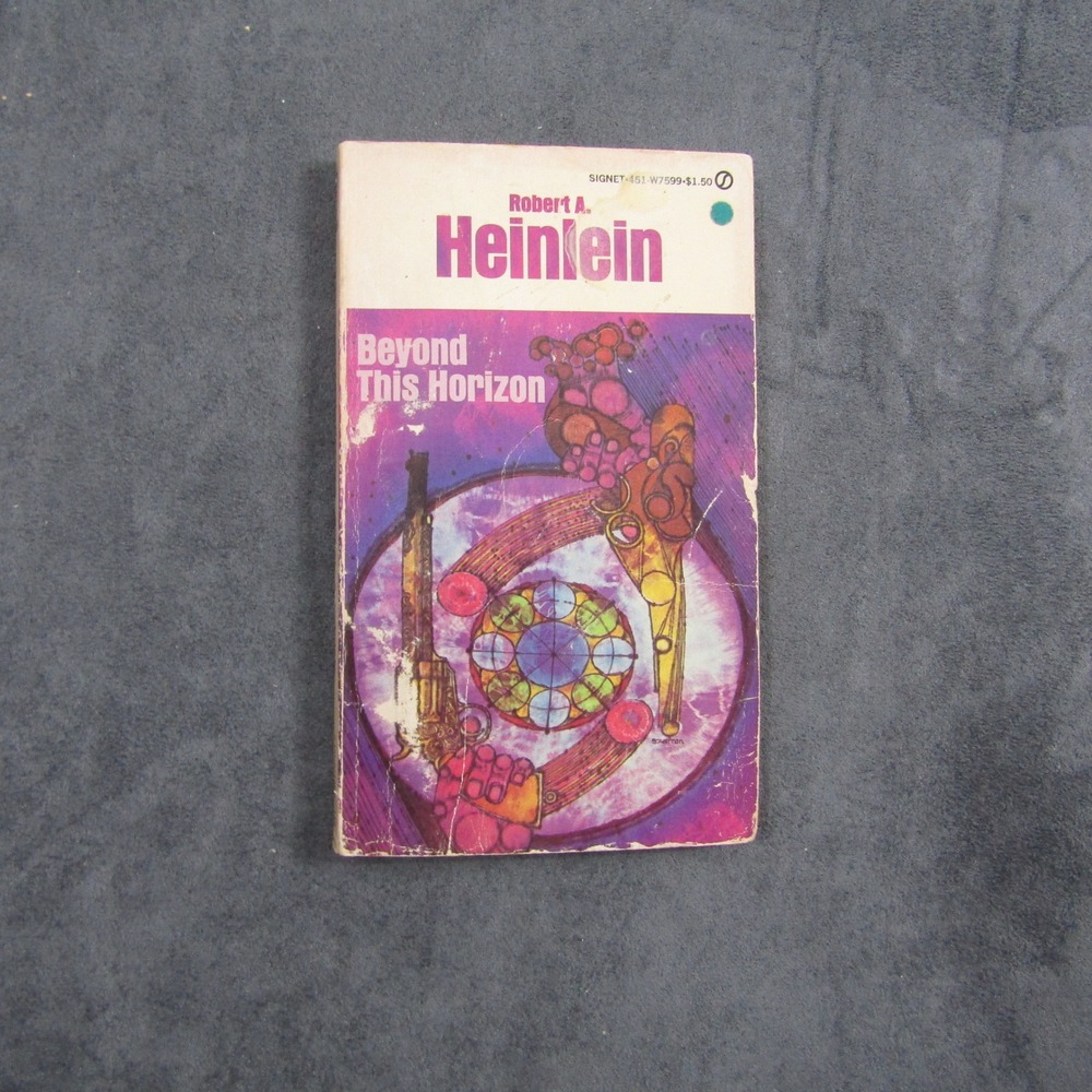 Robert A. Heinlein Beyond This Horizon Book Paperback Multicolor Vintage Sci-Fi